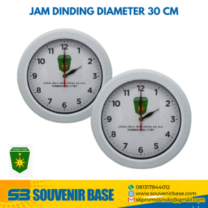 Jam dinding D 30 cm ( d dalam 24 cm )- Tri bhakti yudha