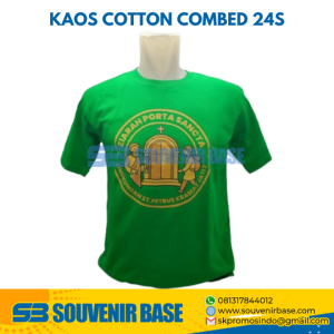 Kaos cotton combed 24S - Ziarah porta sancta