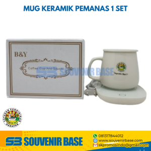 Mug keramik pemanas 1 set - yaspendar (1)